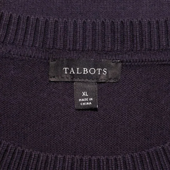 Talbots | 'Bold Butterfly' Crew Neck Sweater - Picture 7 of 9